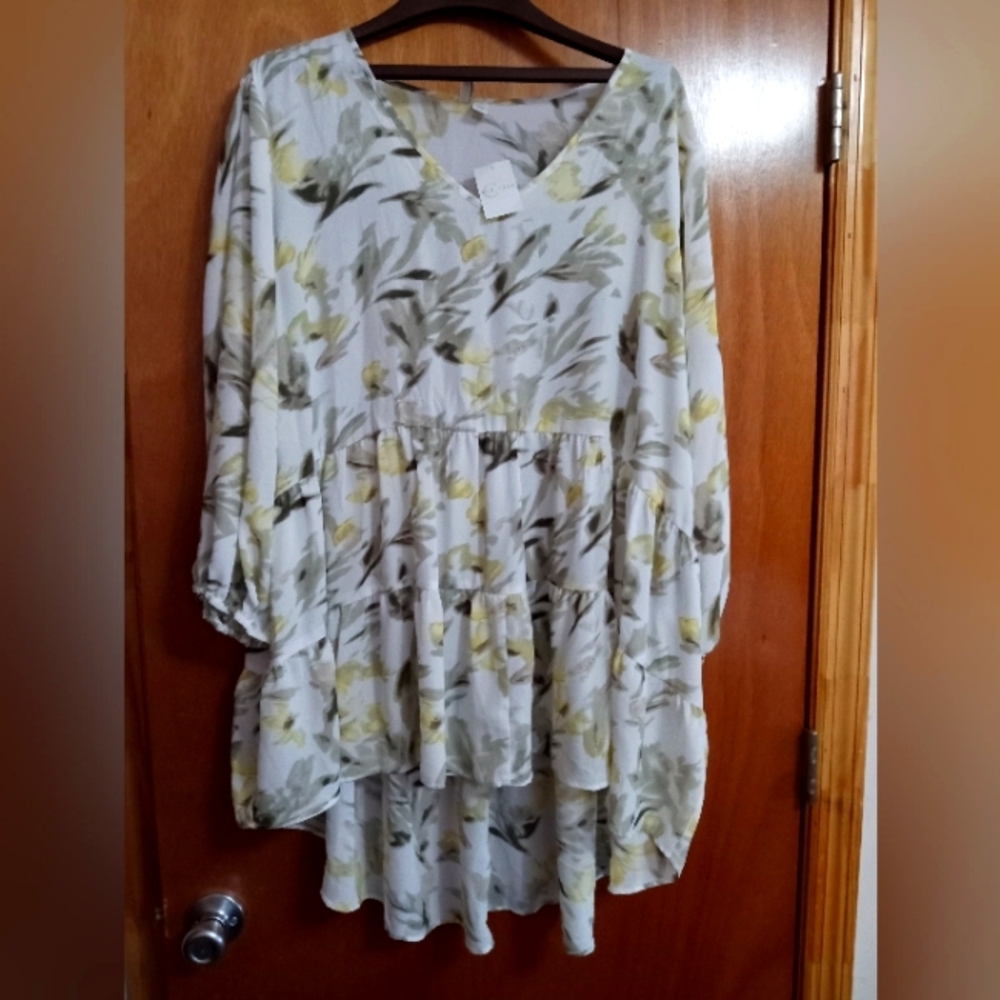 Tunic top made by c'est.1946 came from Cato's.